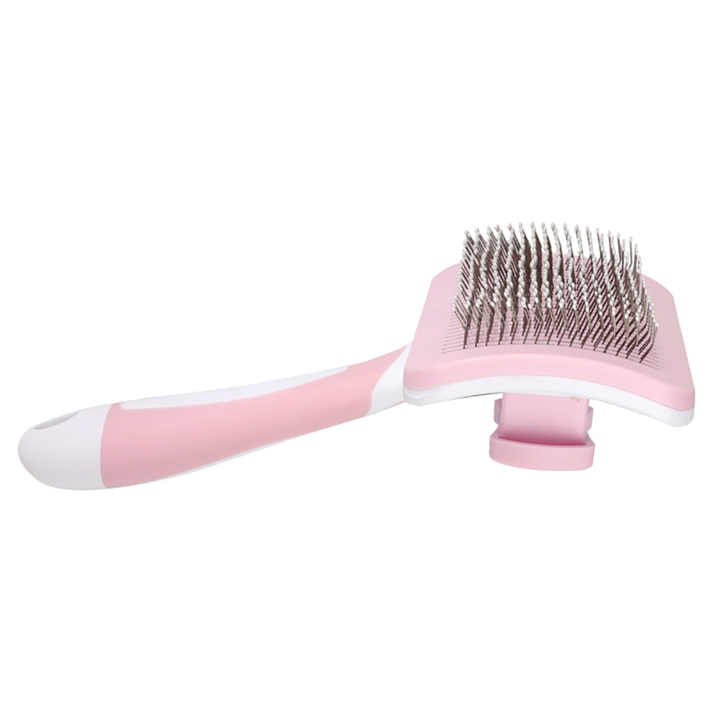 Brosse Auto-Nettoyante pour chats et chiens - Elimine les poils en 5 secondes