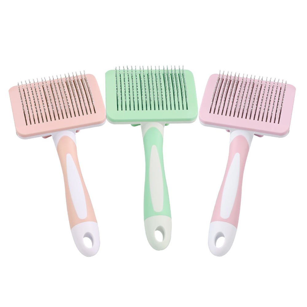 Brosse Auto-Nettoyante pour chats et chiens - Elimine les poils en 5 secondes