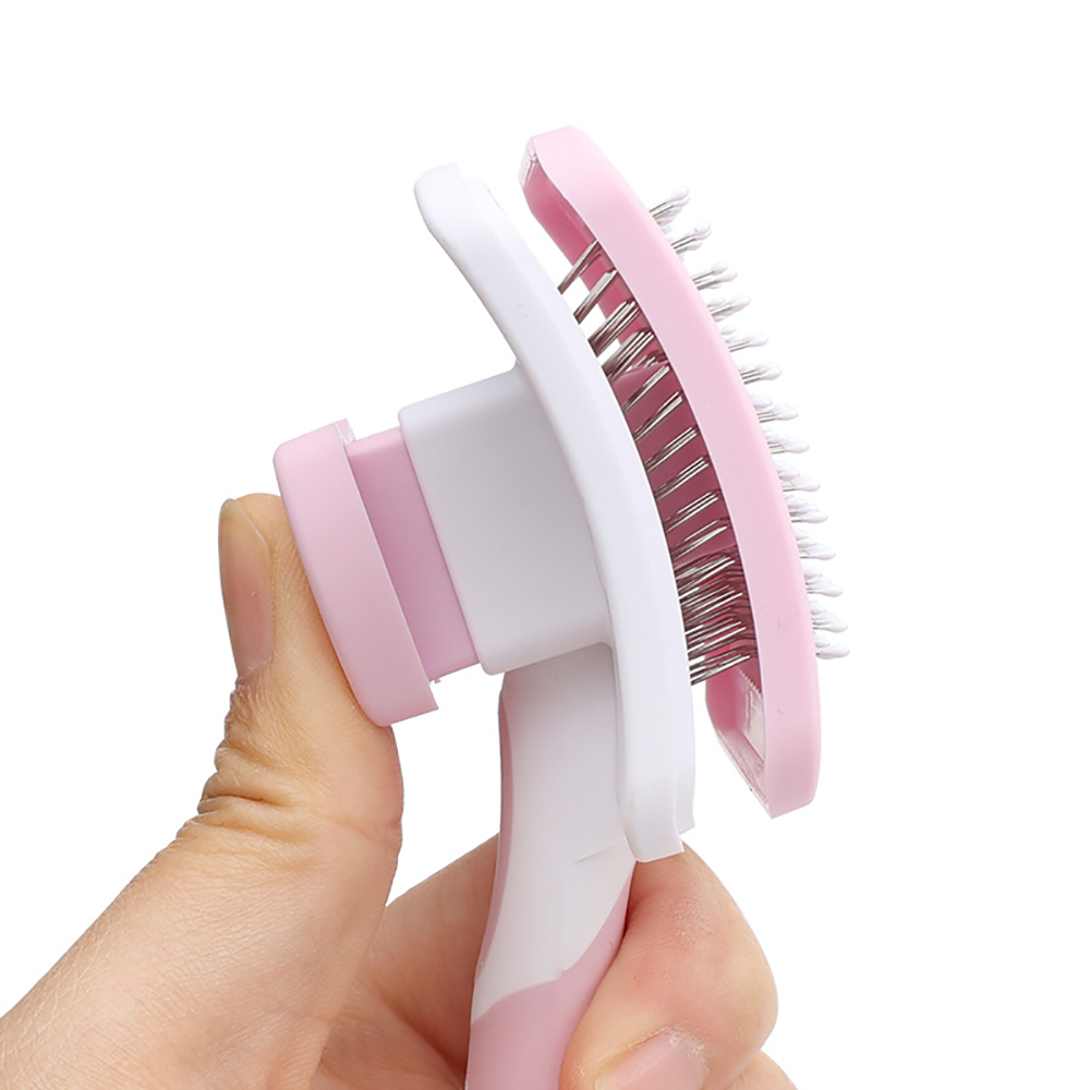 Brosse Auto-Nettoyante pour chats et chiens - Elimine les poils en 5 secondes